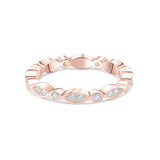 Stunning 0.2 TCW Round Moissanite Stones Vintage Style Wedding Bands 1