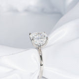 Stunning 4.50 CT Cushion Moissanite Engagement Ring with Solitaire Design 6