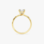 Stunning 1.0-2.0 CT Cushion Moissanite Engagement Ring with Solitaire Design 3