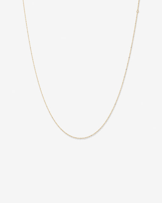 Round Cut Cubic Zirconia in 925 Sterling Silver Necklace 1