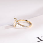 Stunning 1.0 - 2.0 CT Radiant Moissanite Engagement Ring with Pave & Hidden Halo Design 10