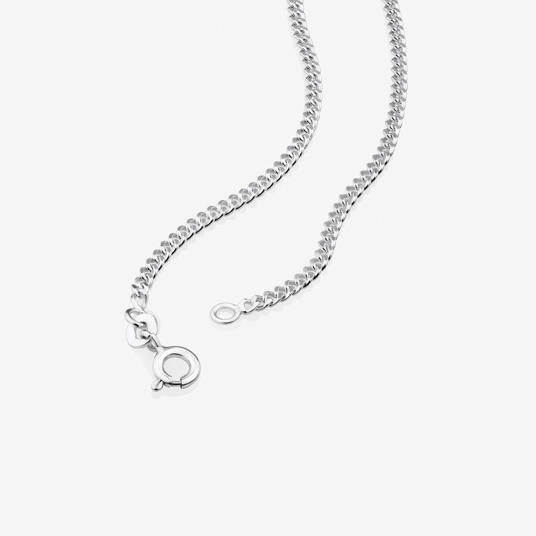 Round Cut Cubic Zirconia in 925 Sterling Silver Necklace 2