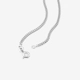 Round Cut Cubic Zirconia in 925 Sterling Silver Necklace 2
