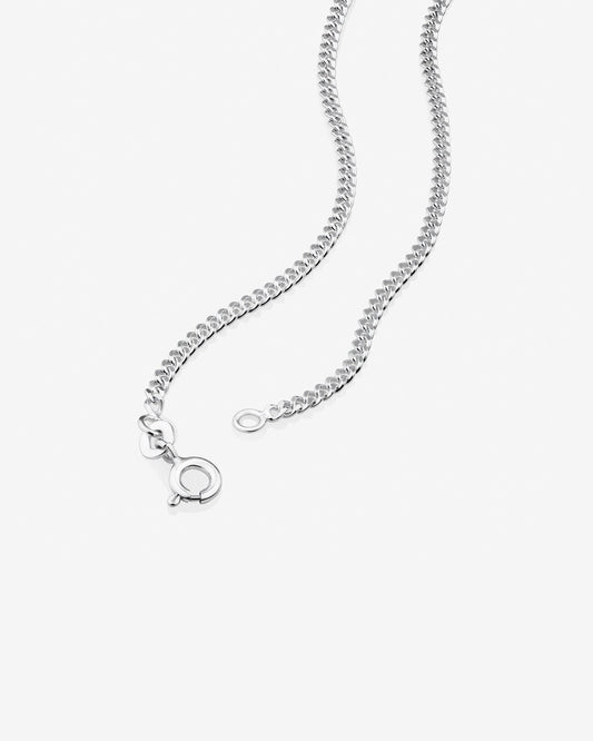 Round Cut Cubic Zirconia in 925 Sterling Silver Necklace 2