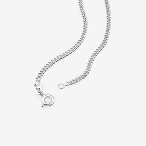 Round Cut Cubic Zirconia in 925 Sterling Silver Necklace