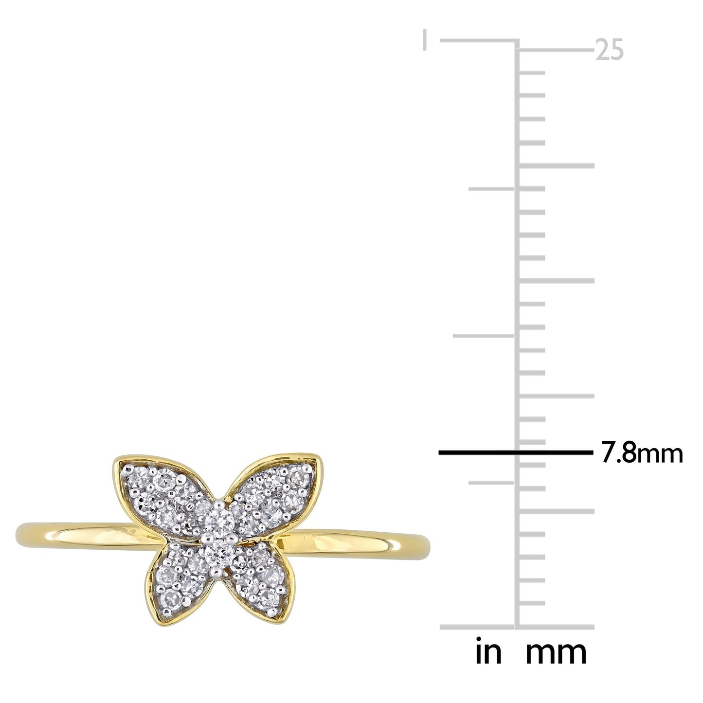 Round Cut Cubic Zirconia in 925 Sterling Silver Wedding Bands 6