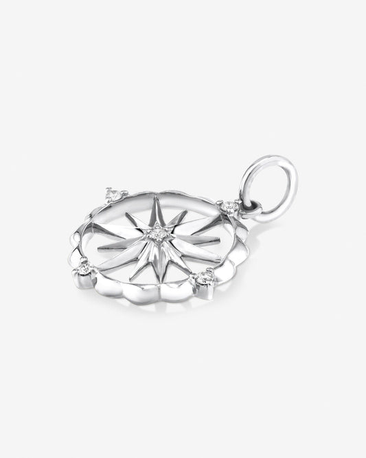 Round Cut Cubic Zirconia in 925 Sterling Silver Necklace 2