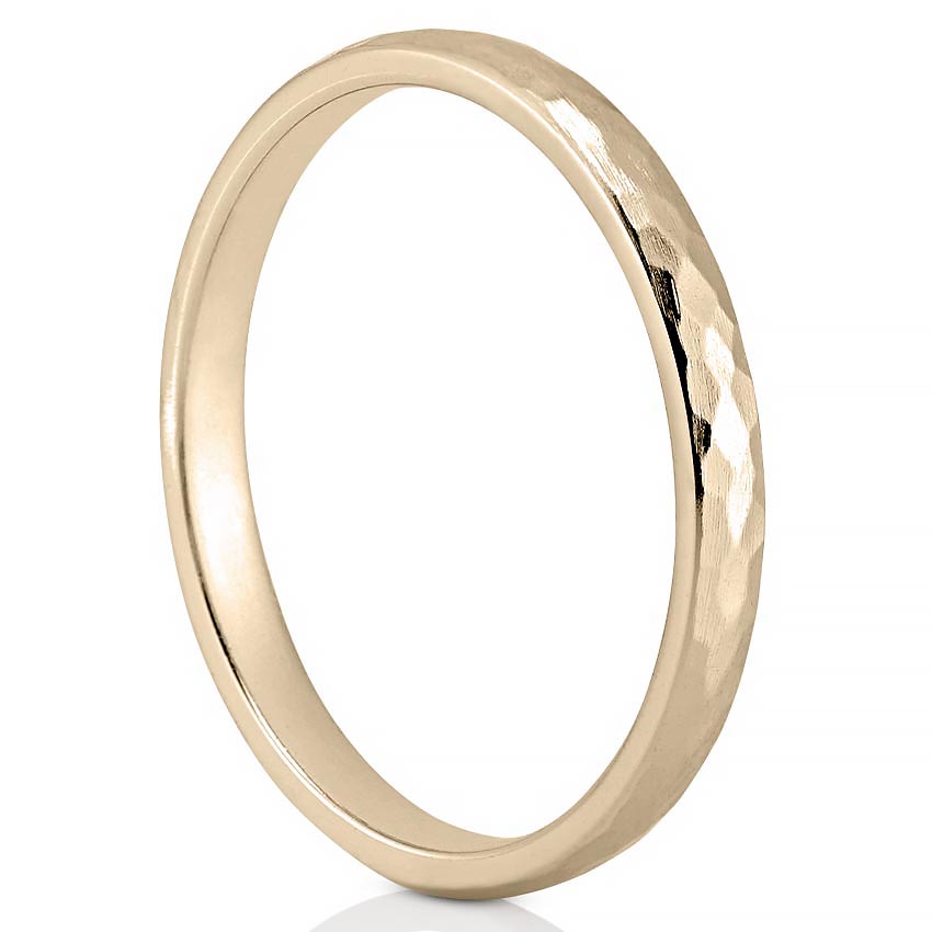 Stunning Hammered Metal Wedding Bands 2