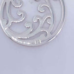 Round Cut Cubic Zirconia in 925 Sterling Silver Necklace 5