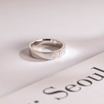 Delicate Moissanite Band with 0.20 TCW Emerald Cut Stones in Solid Gold 10