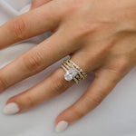 Oval Cut Solitaire Style Cubic Zirconia in 925 Sterling Silver Ring 8