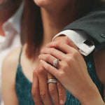 Stunning 1 CT Oval Moissanite Engagement Ring With Cluster Design 5