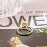 Stunning 2.0 CT Round Moissanite Engagement Ring with Pave Design 4