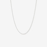 Round Cut Cubic Zirconia in 925 Sterling Silver Necklace 1
