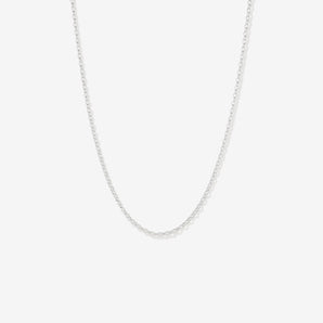 Round Cut Cubic Zirconia in 925 Sterling Silver Necklace