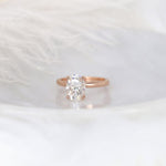 Stunning 2.5 CT Oval Moissanite Engagement Ring with Solitaire Design 2