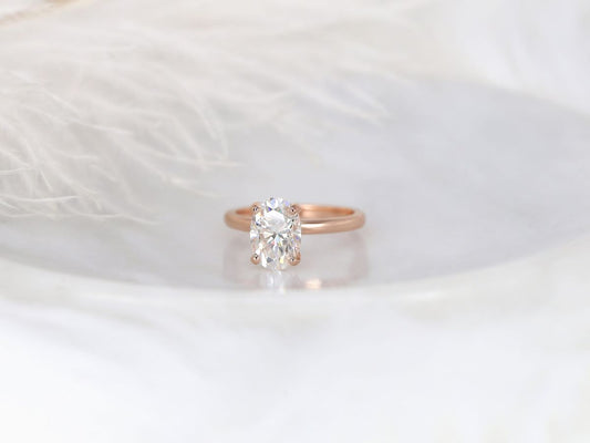 Stunning 2.5 CT Oval Moissanite Engagement Ring with Solitaire Design 2