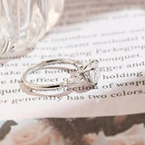 Stunning 2.0 CT Round Moissanite Engagement Ring with Pave Design 7