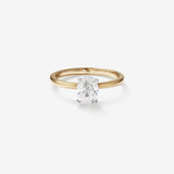 Stunning 1.0 CT Oval Moissanite in Solitaire Design Engagement Ring 1