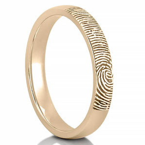 Stunning Fingerprint Wedding Bands