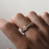 Stunning 2.20 TCW Round Moissanite Stones Full Eternity Wedding Bands 3