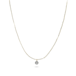 0.30 CT Round Moissanite Diamond Smiley Pendant Necklace in Solid Gold 3