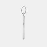 Round Cut Cubic Zirconia in 925 Sterling Silver Necklace 3