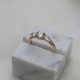 0.50 CT Round 3 Stones CVD E/VS1 Diamond Engagement Ring 6