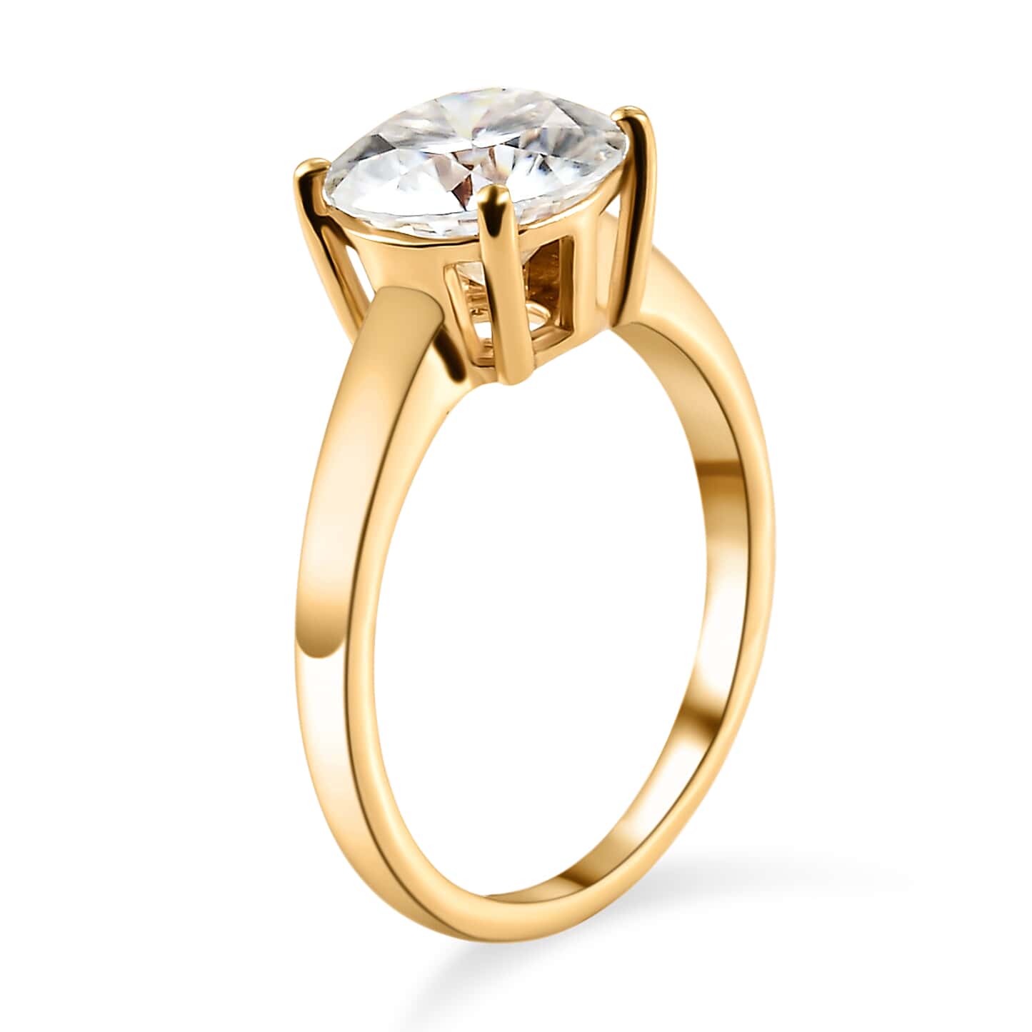 Round Cut Solitaire Style Cubic Zirconia in 925 Sterling Silver Jewelry 3