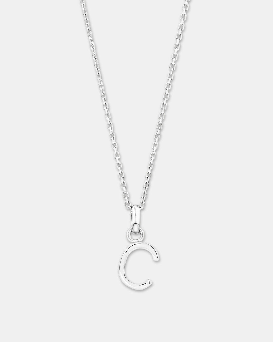 Round Cut Cubic Zirconia in 925 Sterling Silver Necklace 1