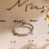 Stunning 3.0 CT Pear Moissanite Engagement Ring with Solitaire Design 2