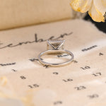 Stunning 4.0 CT Emerald Moissanite Engagement Ring with Solitaire Design 8