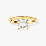 Stunning 1.0-2.0 CT Cushion Moissanite Engagement Ring with Solitaire Design 1