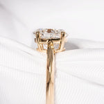 Stunning 3.0 CT Oval Cut Moissanite Engagement Ring with Solitaire Design 6