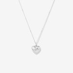 Round Cut Cubic Zirconia in 925 Sterling Silver Necklace 1