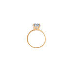 Stunning 1.0 CT Round Moissanite Engagement Ring with Solitaire Design 2