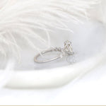 Stunning 2.5 CT Oval Moissanite Engagement Ring with Pave Design 3