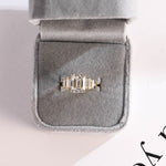 Stunning 1.0 - 2.0 CT Emerald Moissanite Engagement Ring With Cluster Design 9