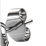 Round Cut Cubic Zirconia in 925 Sterling Silver Earrings 4