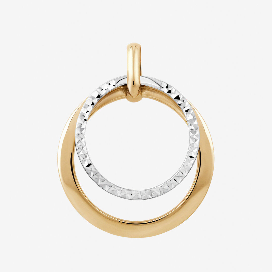 Round Cut Cubic Zirconia in 925 Sterling Silver Necklace 1