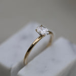 0.50 CT Oval Solitaire CVD E/VVS1 Diamond Engagement Ring 10