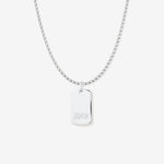 Round Cut Cubic Zirconia in 925 Sterling Silver Necklace 1