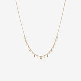 Round Cut Cubic Zirconia in 925 Sterling Silver Necklace 1