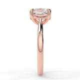 Stunning 2.80 CT Cushion Moissanite Engagement Ring with Solitaire Design 10