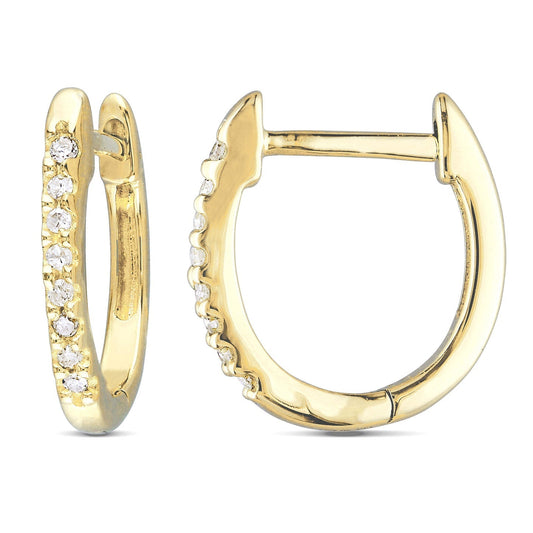 Round Cut Cubic Zirconia in 925 Sterling Silver Earrings 2