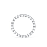 Stunning 0.4 TCW Round Moissanite Stones Full Eternity Wedding Band 3