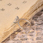 Stunning 2.0 CT Oval Moissanite Engagement Ring with Solitaire Design 6