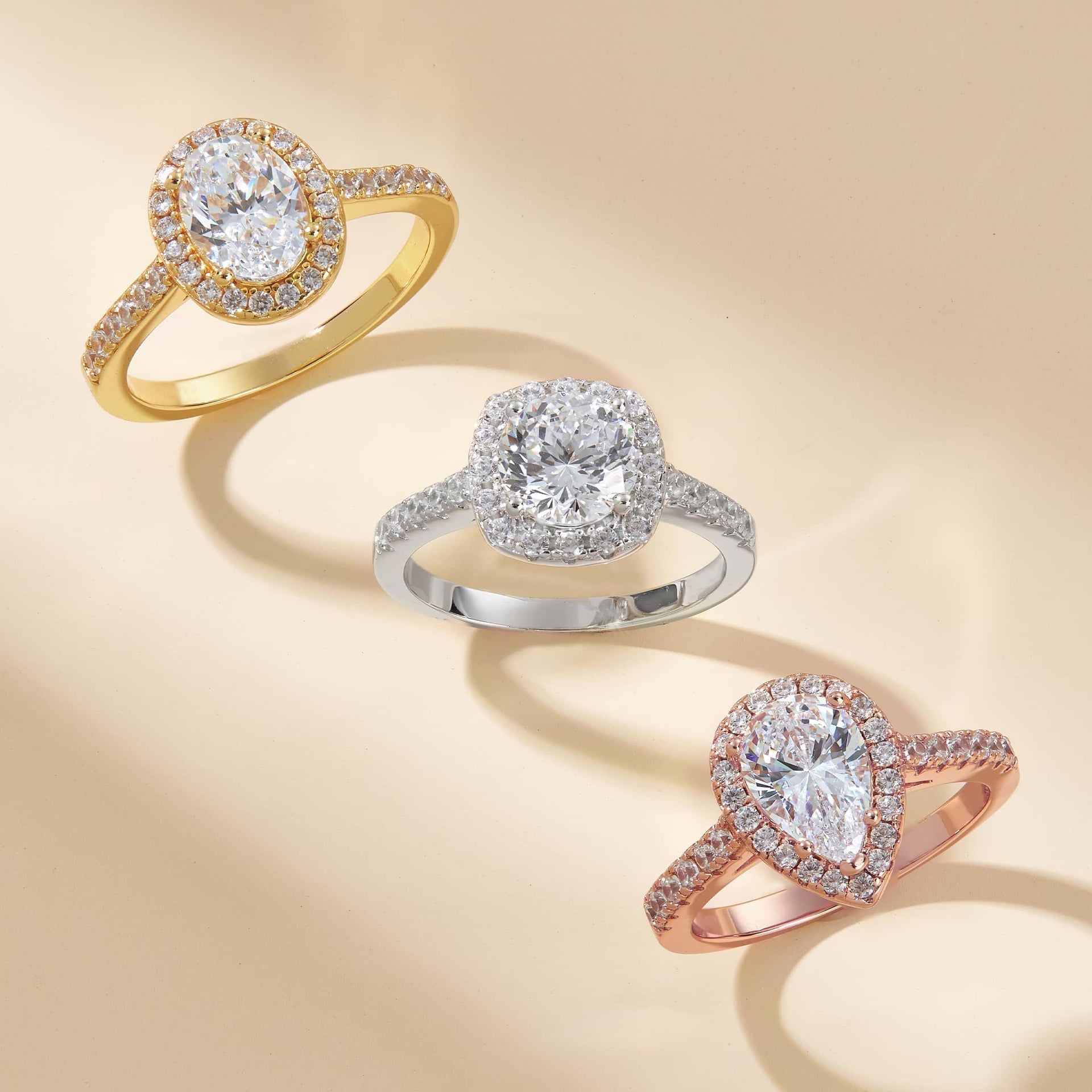 Stunning 1.5 CT Oval Moissanite Engagement Ring in Pave and Halo Design 4