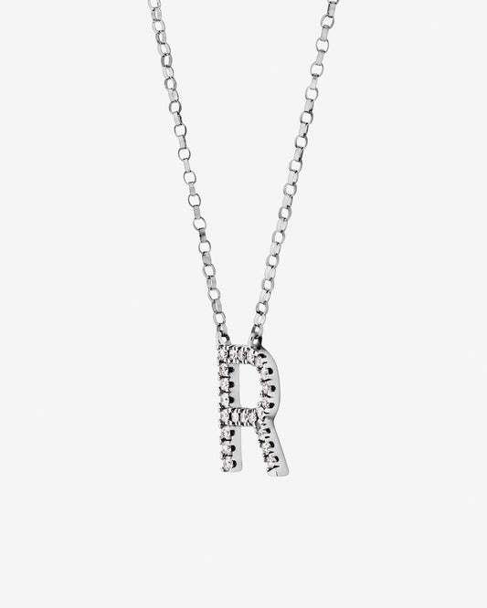 Round Cut Cubic Zirconia in 925 Sterling Silver Necklace 2