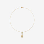 Round Cut Cubic Zirconia in 925 Sterling Silver Necklace 3